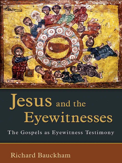 Cover image for Jesus and the Eyewitnesses